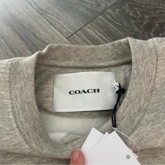 Coach Ski Alpine Club Graphic Crewneck Sweatshirt In Organic Cotton size L - Picture 6 of 6